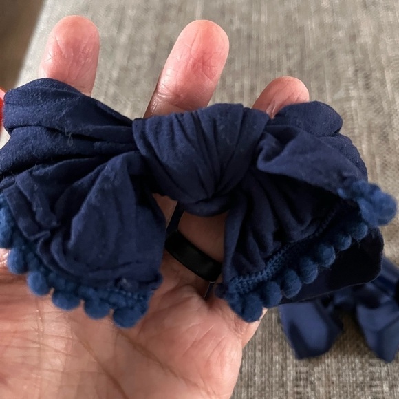 5 Hair bows Hairband girls glitter sparkle - Picture 2 of 10